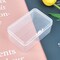 20 Pieces Rectangular Clear Plastic Storage Containers Box with Hinged Lid for Beads and Other Small Craft Items (3.35 x 2.17 x 1.38 inch)